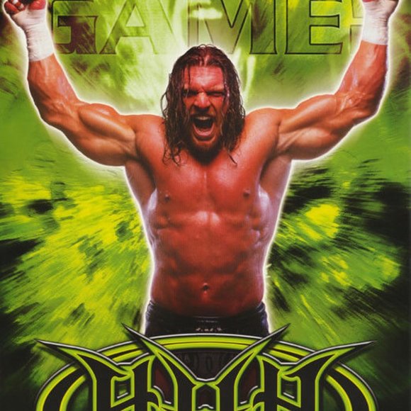 ViNTAGE POSTER  WRESTLING TRIPLE H - I AM THE GAME - Picture 1 of 1